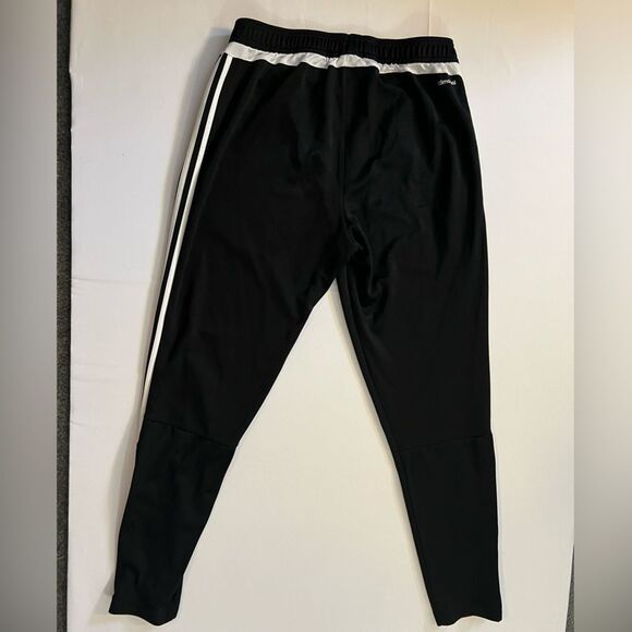 Adidas Men’s Jogger Sweat Pants Black &White - Picture 3 of 5
